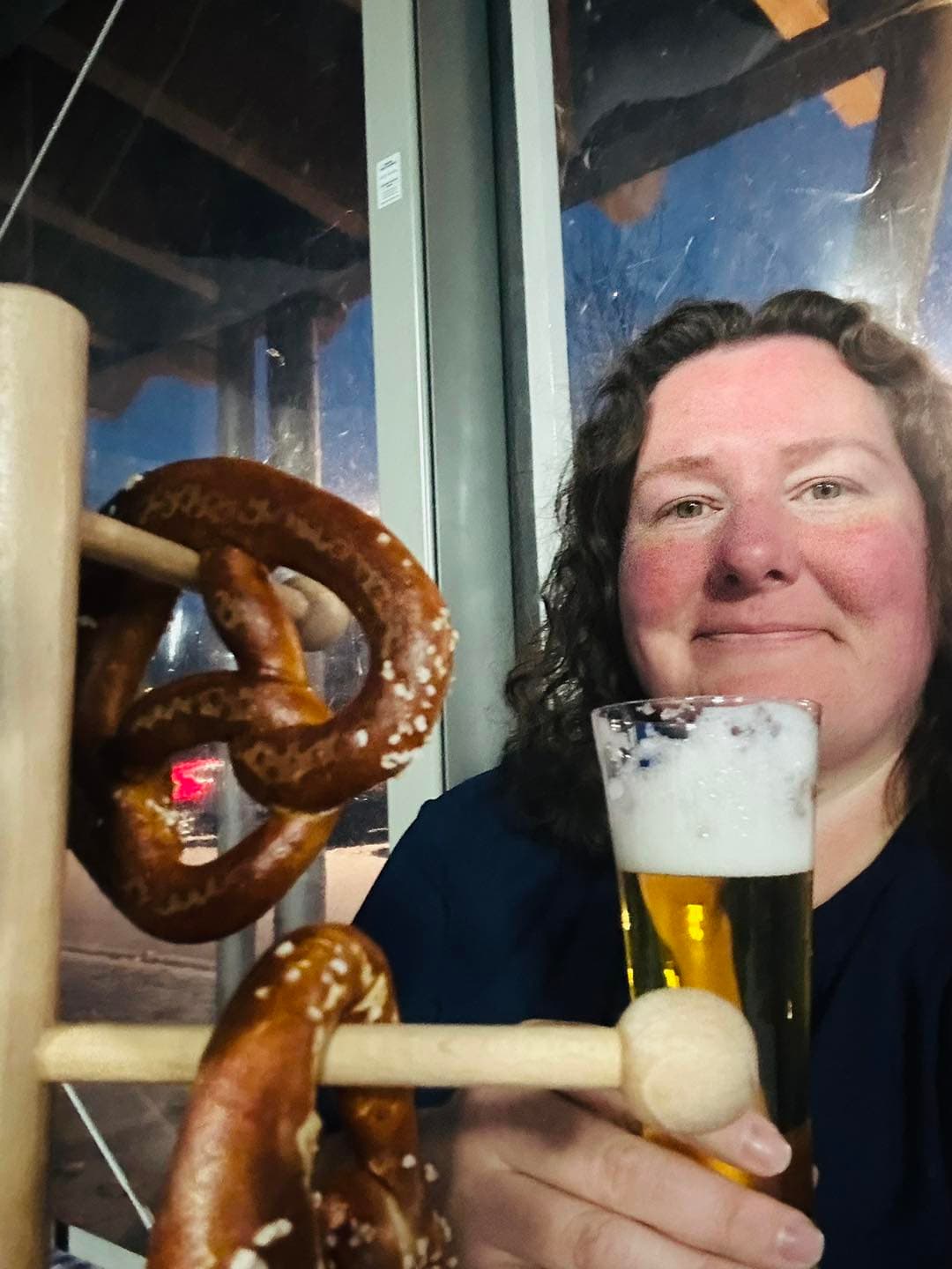 Stacy Hodgson enjoying AmaWaterways Oktoberfest celebration in Vilshofen, Germany
